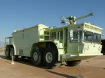Ein altes (Flughafen)Lschfahrzeug im March Field Air Museum in Riverside. Aufnahmedatum: 26.12.2007