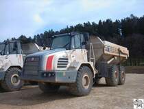 Terex TA 30.
Die Aufnahme entstand am 30. Mrz 2008 an der Baustelle zur neuen B 303 bei Beikheim im Landkreis Kronach.