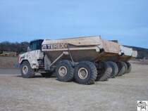 Terex TA 30.
Die Aufnahme entstand am 30. Mrz 2008 an der Baustelle zur neuen B 303 bei Beikheim im Landkreis Kronach.