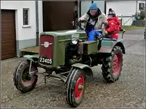 Der Besitzer dieses Hella (Bj 1952) macht eine kleine Rundfahrt mit seinem Gefhrt. 12.02.2011