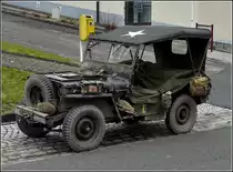 Der Fahrer dieses Jeeps hatte sein Fahrzeug etwas weiter in einer Nebenstrasse abgestellt. Wiltz 05.02.2011