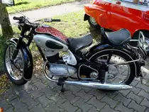 DKW RT175, 1-Zyl.2-Takt-Motor mit 9,5PS, dieses erfolgreiche Modell wurde Mitte der 1950er Jahre gebaut, Oldtimertreffen FR-Hochdorf 2007