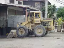 Diesen Radlader von KOMATSU JH 30 sah ich am 14.02.2011 in Buri Ram / Thailand