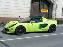 Lotus Elise mu eine Umleitung fahren; 080330