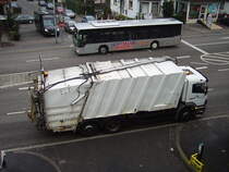 Ein AVR Mercedes Benz Axor in Neckargem�nd am 18.02.11