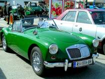 MG (75Ps; 1600ccm; Bj 1959) bei der Oldtimerausstellung St.Martin/Innkr.; 080330