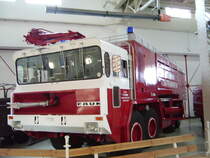 Ein Faun Flughafen L�schfahrzeug in Technik Museum Speyer am 19.02.11 das in Frankfurt eingesetzt wurde. 