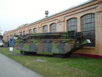 Ein Bundeswehr Bergepanzer in Technik Museum Speyer am 19.02.11