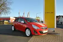 Opel Corsa in Lehrte am 05.03.2011.