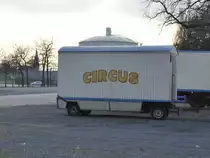Ein Circusanh�nger am 28.02.2011 in Lehrte.