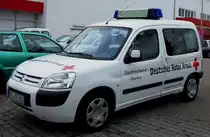 Citro�n Berlingo Deutsches Rotes Kreuz vom Stadtverband Herten Kreis Recklinghausen www.drk-hausnotruf.net gesehen in RE 10.03.2011