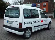 Citro�n Berlingo DRK Stadtverband Herten www.drk-hausnotruf.net gesehen in RE 10.03.2011