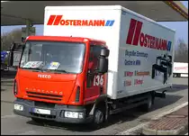01.03.2011 : IVECO - Eurocargo 75 E 14 als Wagen 136 von Ostermann ..