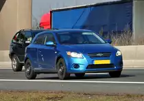 KIA Ceed auf der A61 bei Miel - 04.03.2011