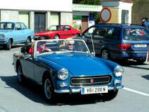 MG (Rechtsgesteuert) bei der Oldtimerauffahrt in St.Martin/Innkr.; 080330
