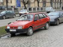 LADA Samara 1500SL fotografiert in Ivano Frankivsk, Ukraine am 27-03-2008.