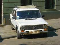 LADA 2101 fotografiert in Lviv, Ukraine am 28-03-2008.