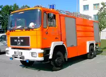 MAN 17.232 TLF der Berliner Feuerwehr, gesehen beim Tag der offenen T�r der Bundespolizei 2007, bei Berlin.