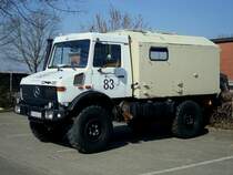 Unimog als Expeditionsfahrzeug, gesehen bei Freiburg, Mrz 2011