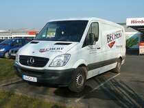 MB Sprinter von BECHERT-Haustechnik gesehen in Werneck im Mrz 2011