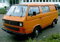 VW Transporter T3, gesehen in Berlin 05/2007.