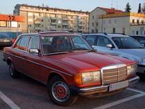 MB 240D (W123) hat sich zur Sport-Fun-Messe in Ried eingefunden;110311