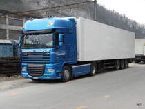 DAF XF Sattelschlepper in Klus am 12.03.2011