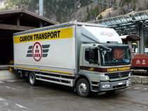 Mercedes 1529 in Lauterbrunnen am 25.02.2011