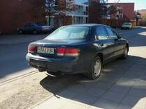 Mazda 626 (Heckansicht), am 19.Mrz 2011 in Lehrte.