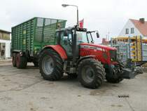 Massey-Ferguson am 11.Mrz 2011 im Industriegelnde von Bergen/Rgen.