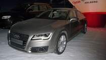 Audi A7 3.0 TDI quattro macht auch mit beim Apres-Ski (2.3.11)...