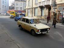 IZH 2125 fotografiert in Lviv, Ukraine am 28-03-2008. 