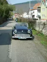 Ein Triumph Roadster in Neckargem�nd am 29.03.11