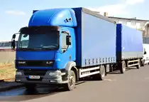 DAF LF 55.250 mit H�nger in Euskirchen - 19.03.2011