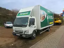 Das Foto zeigt einen Mitsubishi Fusco LKW. Das Foto habe ich am 13.03.2011 am R�merkastell in Saarbr�cken aufgenommen.