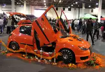 Peugeot 206. Foto: 27.03.2011 Carstyling Tuning Show Budapest.