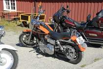 Harley Davidson, Aufnahme in Nufjord, Norwegen im Juli 2007
