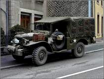 Dodge Wappen Carrier als Teilnehmer der 22. Winter Rally belgischer Militrfahrzeuge aufgenommen in Wiltz am 05.02.2011.