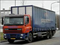 LKW Daf 75 CF aufgenommen am 10.03.2011.