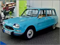 Citro�n Ami 6 Break wurde gebaut von 1964 - 1969, aufgenommen bei der Techno Classica in Essen am 02.04.2011.