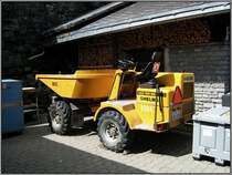 Diesen Dumper vom Typ RACO 2000 HRK habe ich am 18.07.2010 an der Bahnstation auf der Schynige Platte in der Schweiz fotografiert.