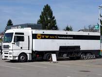 MAN TGA18.430 D20-Commonrail mit Fernsehproduktionsauflieger;110402