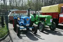 Am 09. und 10.04.2011 fand in Chemnitz-Hilbersdorf das 9.Feldbahn- und Alttraktorentreffen statt.Diese beiden geh�rten mit zur Ausstellung.10.04.2010.