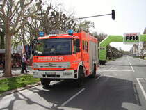 Ein TLF Mercedes Benz Atego am 10.04.11 in Wiesbaden 