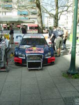 Ein Audi A4 DTM in Wiesbaden am 10.04.11
