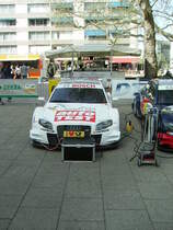 Der Audi A4 DTM von Timo Scheider am 10.04.11 in Wiesbaden 