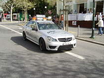 Eine AMG C-Klasse als DTM Safety Car am 10.04.11 in Wiesbaden 