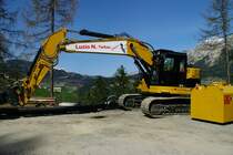 Caterpillar Kurzheck Tunnelbagger, Typ 321 D, Cat Dieselmotor C6.4 
mit 103 KW (10.04.2011)