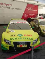 Ein Audi A4 DTM in Wiesbaden am 10.04.11
