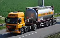 DAF CF 85.410  Bertschi  auf der A61 bei Weilerswist - 29.03.2011